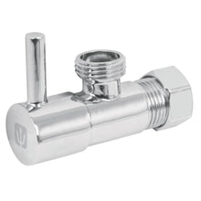 Cargar imagen en el visor de la galería, Llave angular, 1/4 vuelta, tipo barrilito, maneral palanca