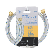 Cargar imagen en el visor de la galería, Manguera de hule, 150 cm, revestida aluminio, usos generales