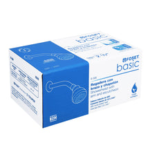 Cargar imagen en el visor de la galería, Regadera redonda, cabeza ABS, 2-1/2', Basic