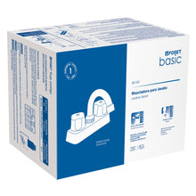 Cargar imagen en el visor de la galería, Mezcladora plástica lavabo, cuello curvo, manerales estándar