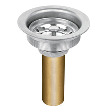 Cargar imagen en el visor de la galería, Contracanasta de acero inoxidable con tubo de latón, 3-1/2'