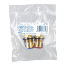 Cargar imagen en el visor de la galería, Cartuchos cerámico para mezcladora AQF-92, Aqua, 2 piezas