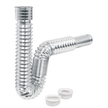 Cargar imagen en el visor de la galería, Céspol flexible p/lavabo y fregadero, polipropileno, cromo