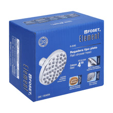 Cargar imagen en el visor de la galería, Regadera redonda, 4', sin brazo, Element