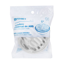 Cargar imagen en el visor de la galería, Coladera universal de polipropileno 5', rejilla cromada