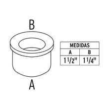 Cargar imagen en el visor de la galería, Chupón de hule negro, 40-32mm
