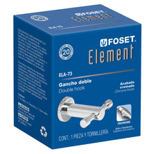 Cargar imagen en el visor de la galería, Gancho doble para toalla línea Element