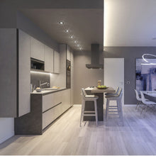 Cargar imagen en el visor de la galería, Empotrado, redondo, 5 W, 6500k, LED, negro