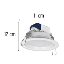 Cargar imagen en el visor de la galería, Empotrado, redondo, 5W, 6500K, LED