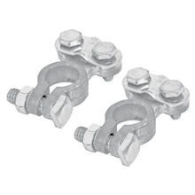 Cargar imagen en el visor de la galería, Terminal de plomo para batería, poste superior, 2 piezas