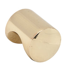 Cargar imagen en el visor de la galería, Perilla, latón brillante, estilo Cilindro