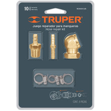 Cargar imagen en el visor de la galería, Juego reparador para manguera de 3/8'', 6 piezas