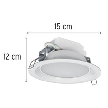 Cargar imagen en el visor de la galería, Empotrado, redondo, 6W, 6500K, LED