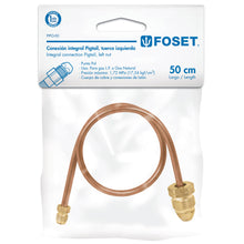 Cargar imagen en el visor de la galería, Pigtail con tuerca izquierda, punta pool, 50 cm