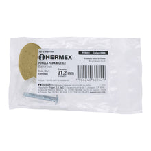 Cargar imagen en el visor de la galería, Perilla, latón brillante, estilo Contempo