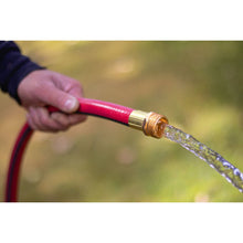 Cargar imagen en el visor de la galería, Manguera 1/2', super reforzada 4 capas, conexiones metal,25m
