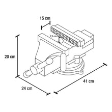 Cargar imagen en el visor de la galería, Tornillos de banco, hierro gris, 8', Pretul