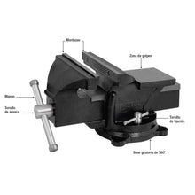 Cargar imagen en el visor de la galería, Tornillos de banco, hierro gris, 8', Pretul