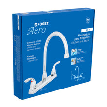 Cargar imagen en el visor de la galería, Mezcladora para fregadero, cuello alto, 8', Aero