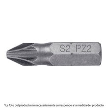 Cargar imagen en el visor de la galería, Puntas para desarmador Pozidriv, PZ3, 1', 5 piezas