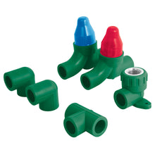 Cargar imagen en el visor de la galería, KIT conexiones PPR para instalación regadera, sin manerales