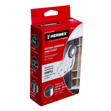 Cargar imagen en el visor de la galería, Sistema corredizo para riel superior de closet