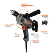 Cargar imagen en el visor de la galería, Taladro tipo espada 1/2', industrial, 1150 W