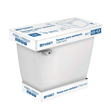 Cargar imagen en el visor de la galería, Tanque bajo cerámico con accesorios, blanco