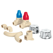 Cargar imagen en el visor de la galería, KIT de conexiones y válvulas CPVC para instalación regadera