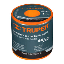 Cargar imagen en el visor de la galería, Soldadura con núcleo resina 60/40, para electrónica, 450 g