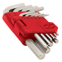 Cargar imagen en el visor de la galería, Juego de 10 llaves Allen standard con organizador