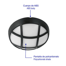 Cargar imagen en el visor de la galería, Arbotante decorativo de LED, 14 W, 850 lm