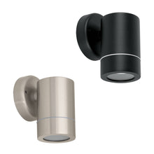 Cargar imagen en el visor de la galería, Arbotante exterior, cilíndrico, spot, 1xMR16GU10, negro