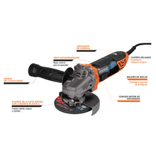Cargar imagen en el visor de la galería, Combo Esmeriladora 4-1/2&#39; 800W c/lentes de seg y flexómetro
