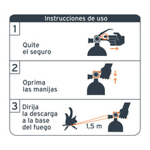 Cargar imagen en el visor de la galería, Extintor portatil para emergencia tipo ABC, 2 kg
