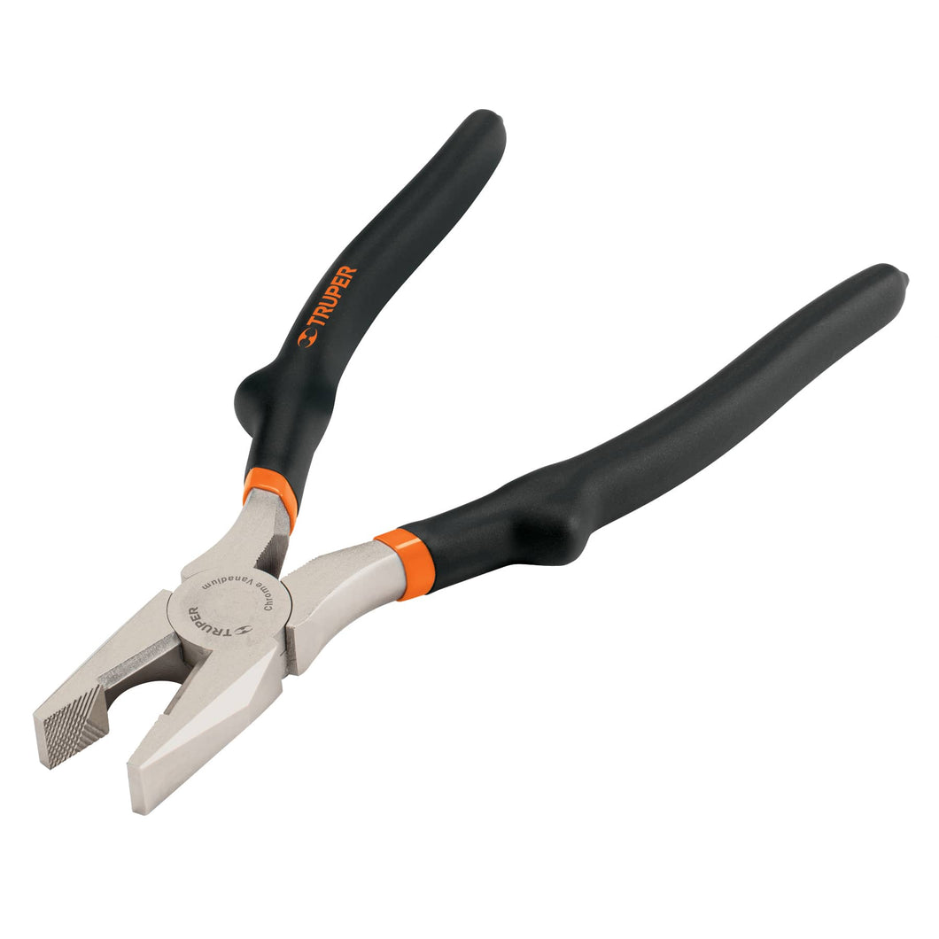 Pinza para electricista 9', mango de vinil