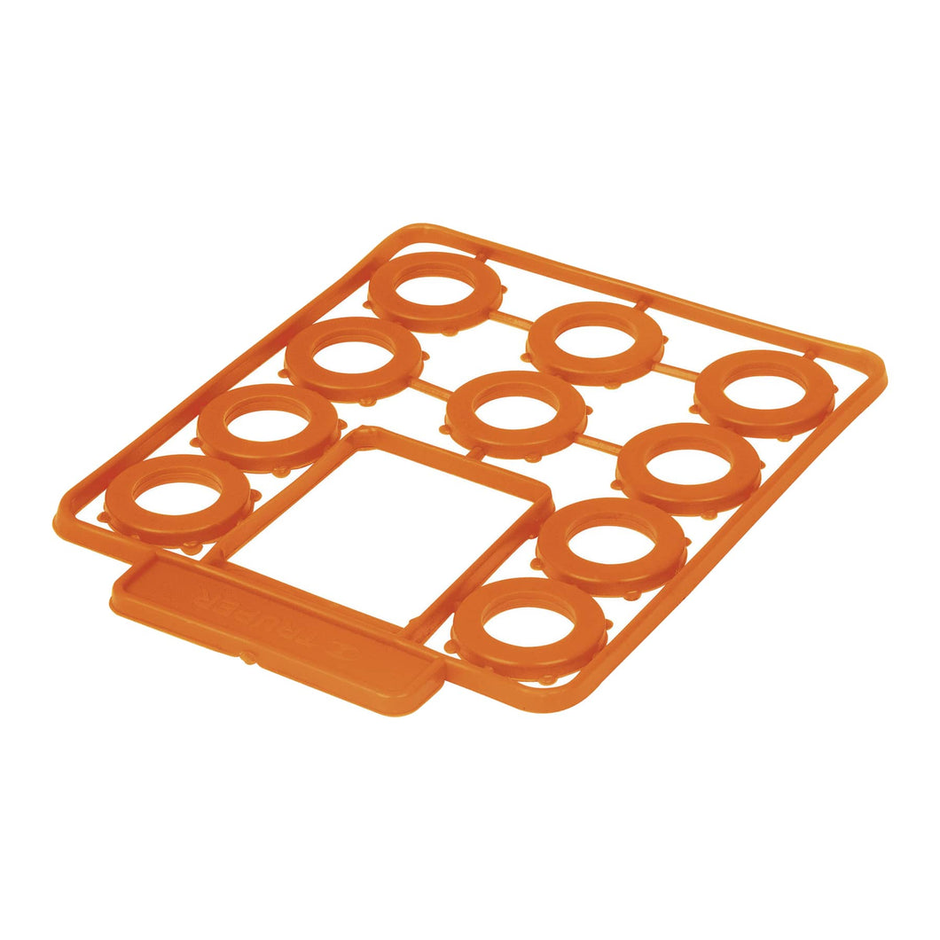 Empaques de hule para manguera, medida standard, 10 piezas