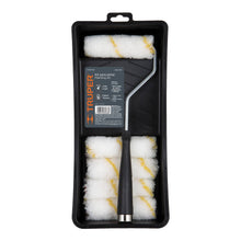 Cargar imagen en el visor de la galería, Kit de rodillo para pintar, 4&#39; (maneral, charola y felpa)

