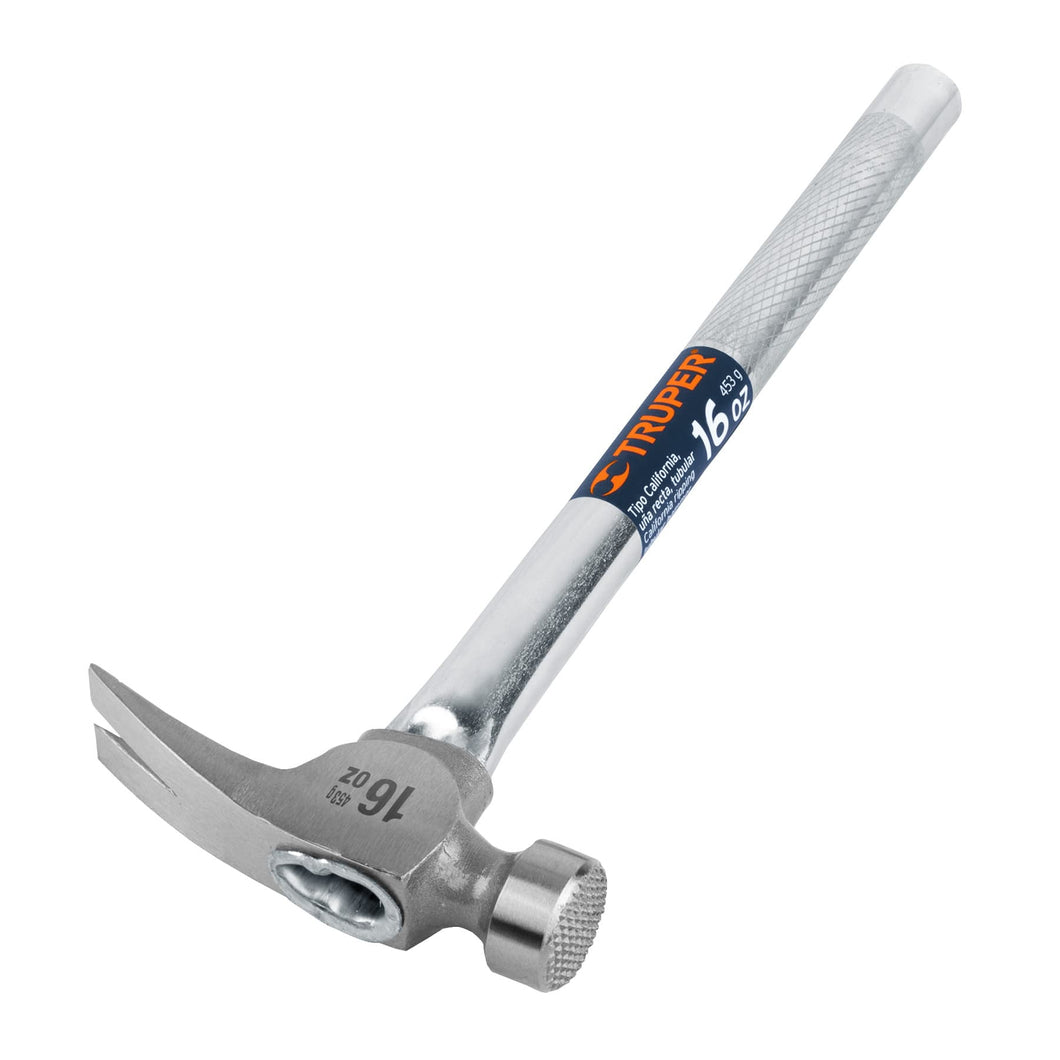 Martillo California Ripper, boca fresada, 16 oz, mgo. tubula