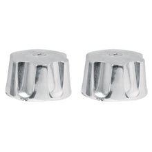 Cargar imagen en el visor de la galería, Jgo 2 piezas manerales chicos, hexagonal, metálicos, Aqua
