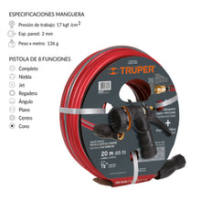 Cargar imagen en el visor de la galería, Combo de manguera MAN-20X1/2X y pistola PR-208, 20 m
