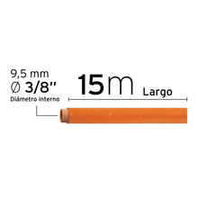 Cargar imagen en el visor de la galería, Manguera de PVC, baja presión, 15 m,3/8&#39;

