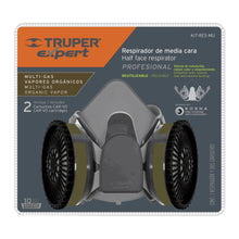 Cargar imagen en el visor de la galería, Kit respirador profesional con cartuchos multigas
