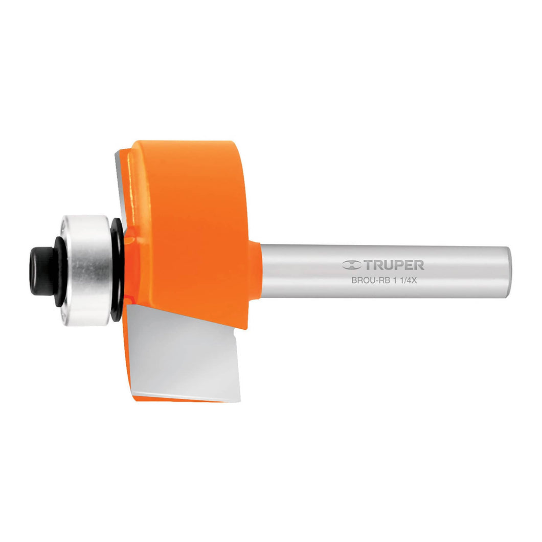 Broca para router, rebajado, 1-1/4' con balero