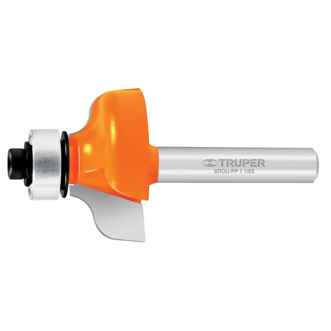 Broca para router, pecho paloma, 1-1/8' con balero