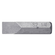 Cargar imagen en el visor de la galería, Puntas para desarmador planas, P25, largo 1&#39;, 5 piezas

