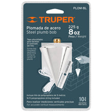 Cargar imagen en el visor de la galería, Plomada de acero, 8 oz
