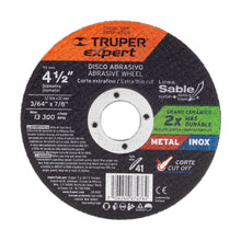 Cargar imagen en el visor de la galería, Disco tipo 41, corte metal, Línea Sable 4-1/2&#39;,1.2mm, Expert
