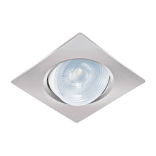 Cargar imagen en el visor de la galería, Empotrado, cuadrado, 5 W, 6500k, LED, plata

