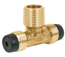 Cargar imagen en el visor de la galería, Tee terminal centro de latón, 3/8&#39;
